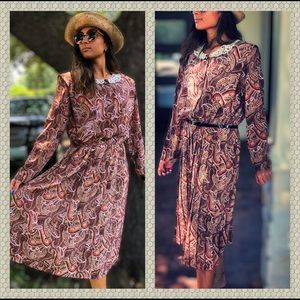 Leslie Fay 1970s dress